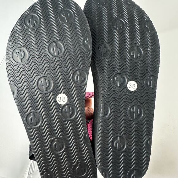 BRAND NEW Arizona Love Trekky Rope Pink Sandals, New with Tags Size 38 MSRP $140 - Picture 13 of 13